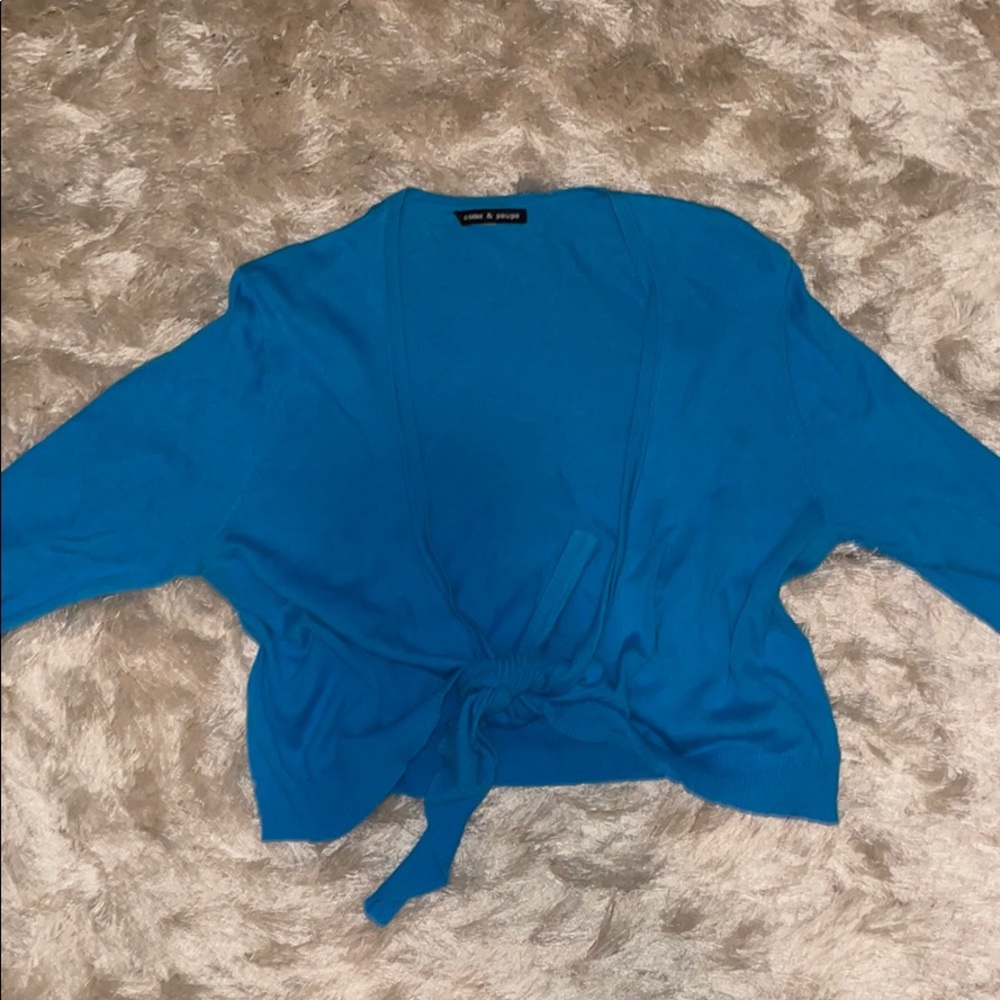 Blue cover up